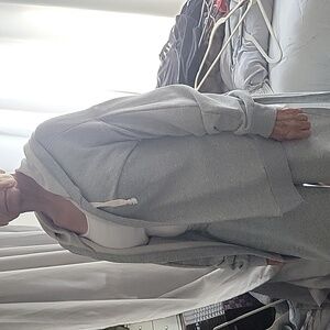 BCBG sweatshirt jacket size MED